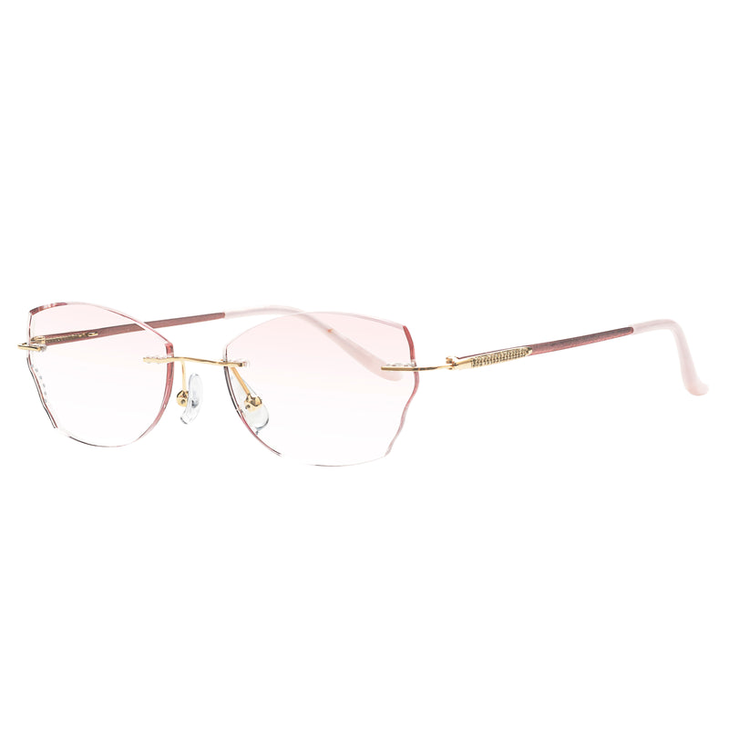 Jedidiah Geometric Rimeless Glasses