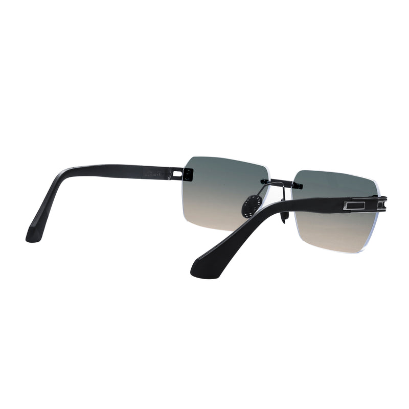 Ahmir Rimless Rectangle Sunglasses