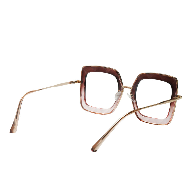 Emeri Geometric Full frame Acetate Eyeglasses