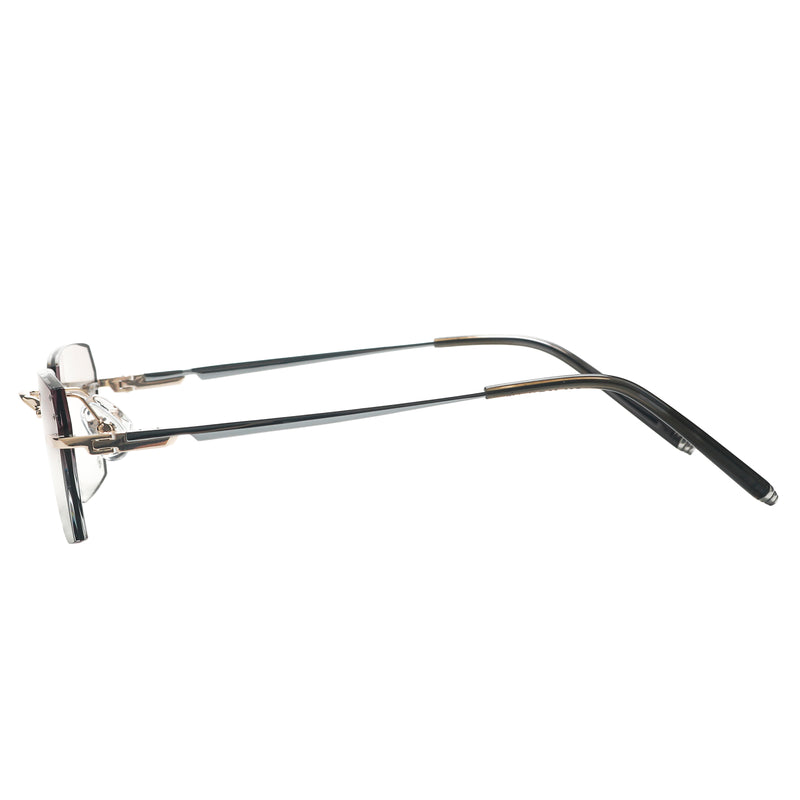 Eiden Geometric  Rimless Glasses