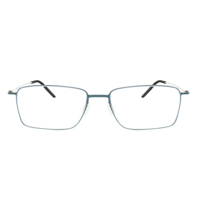 Fisher Rectangle Rimless Glasses