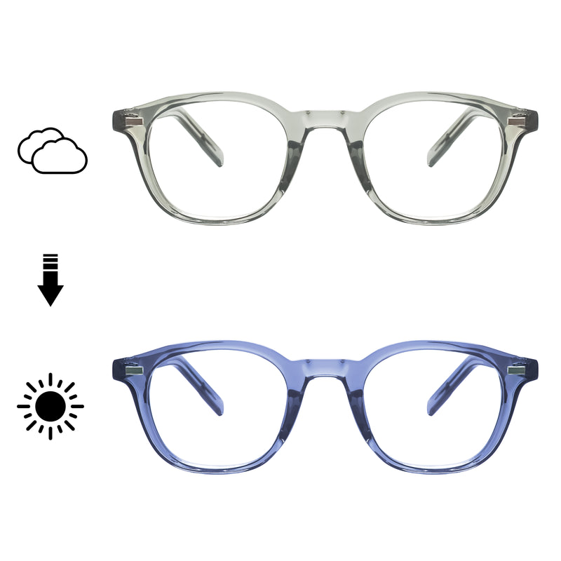 Galilea Rectangle Transition Eyeglasses