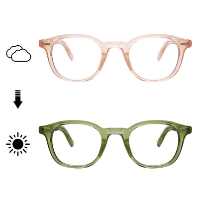 Galilea Rectangle Transition Eyeglasses