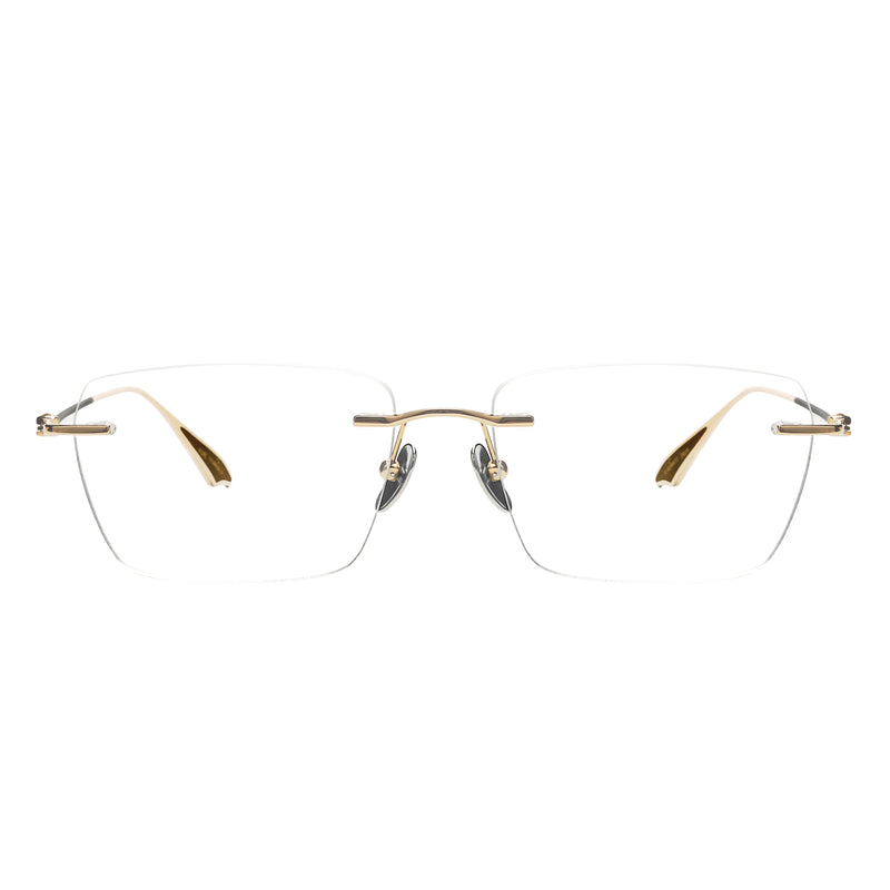 Thaddeus Titanium Rimless Glasses