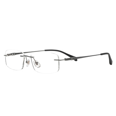 Mathew Rectangle Rimless Glasses