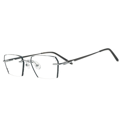 Eiden Geometric  Rimless Glasses