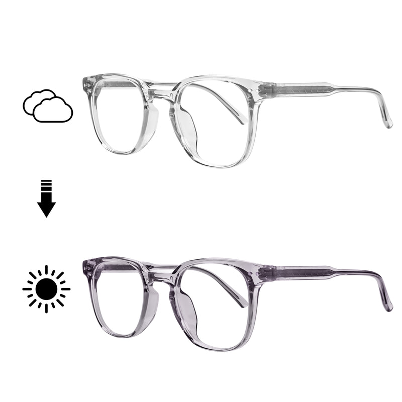 Jazmin Rectangle Transition Eyeglasses