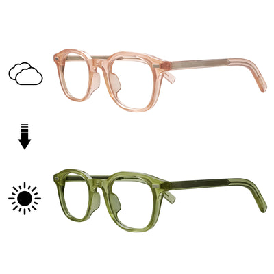 Galilea Rectangle Transition Eyeglasses