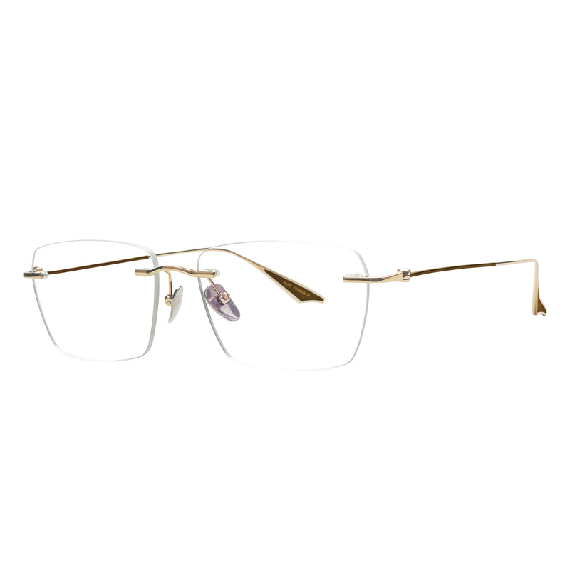 Thaddeus Titanium Rimless Glasses