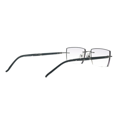 Rocky Rectangle Rimless Glasses