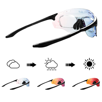 Rome Rectangle Acetate Prescription Cycling Sport Sunglasses Kit