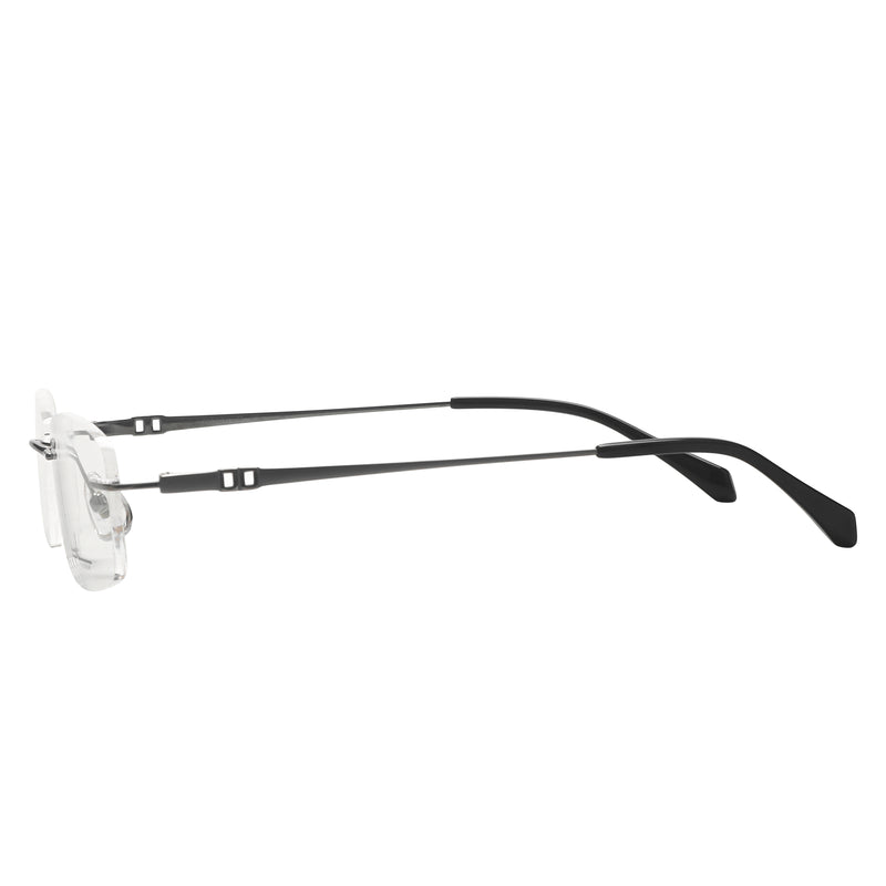 Mathew Rectangle Rimless Glasses