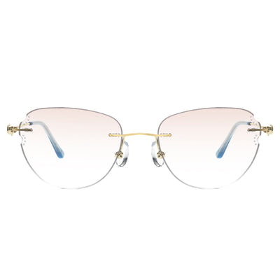 Nixon Rectangle Rimless Glasses