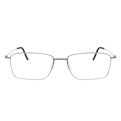 Fisher Rectangle Rimless Glasses