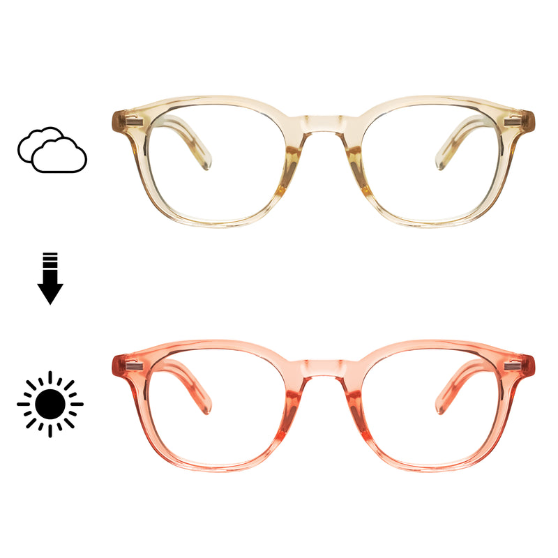 Galilea Rectangle Transition Eyeglasses