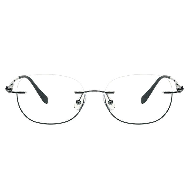 Yahya Oval Rimeless  Glasses