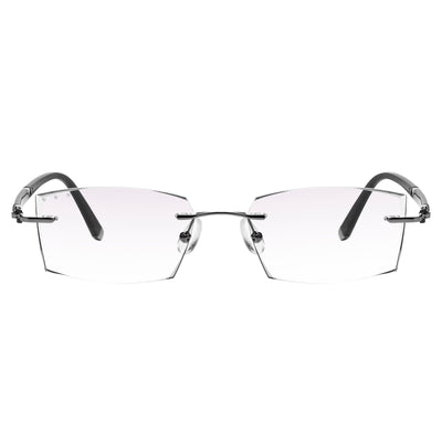 Jovanni Rectangle Rimless Glasses