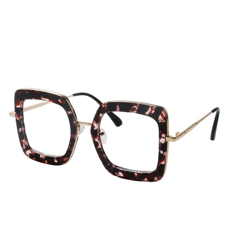 Emeri Geometric Full frame Acetate Eyeglasses