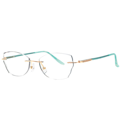 Jedidiah Geometric Rimeless Glasses