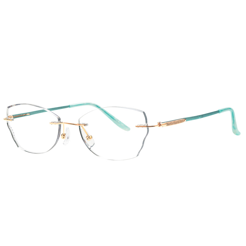 Jedidiah Geometric Rimeless Glasses