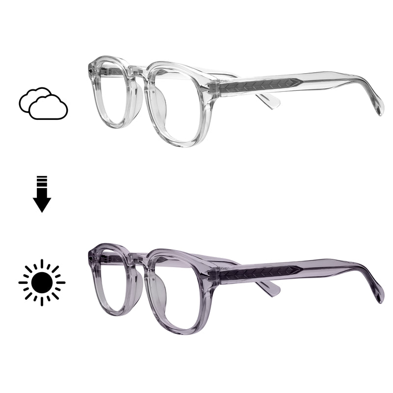 Ila Rectangle Transition Eyeglasses