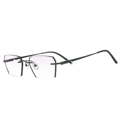 Eiden Geometric  Rimless Glasses