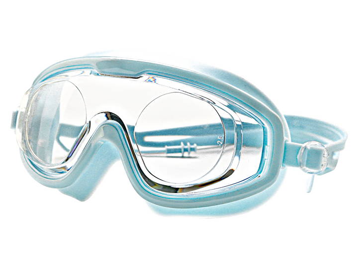 Vihaan Prescription Swimming Goggles, Blue / SPH -3.50