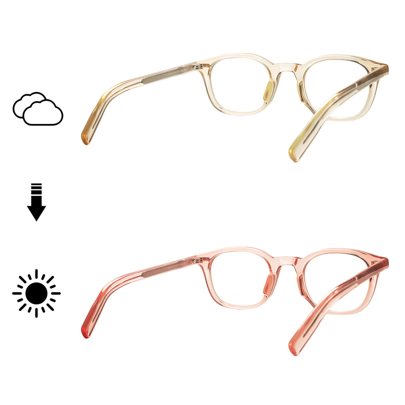 Galilea Rectangle Transition Eyeglasses