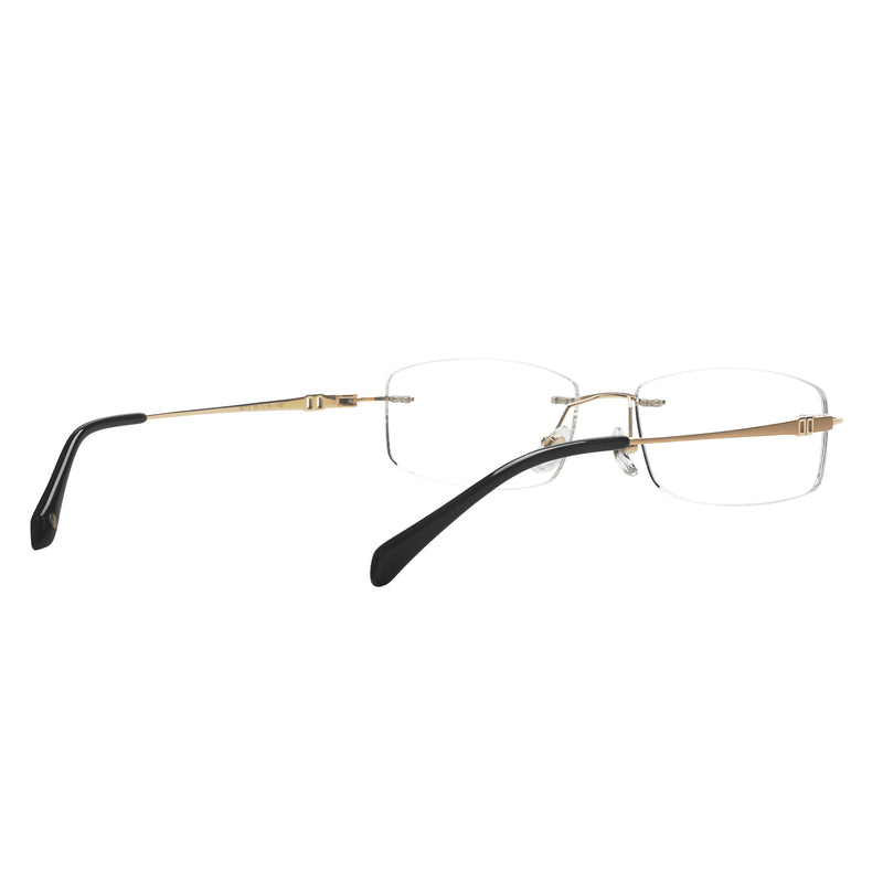 Mathew Rectangle Rimless Glasses