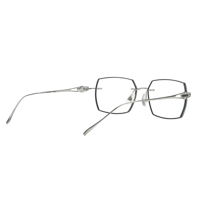 Brendan Rectangle Rimless Glasses