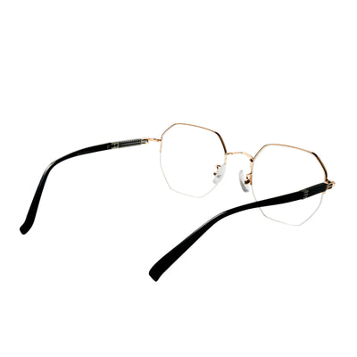 Beau Geometric Half-rim  Glasses