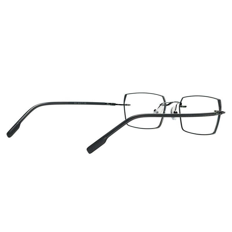 Jericho Rectangle Rimless Glasses