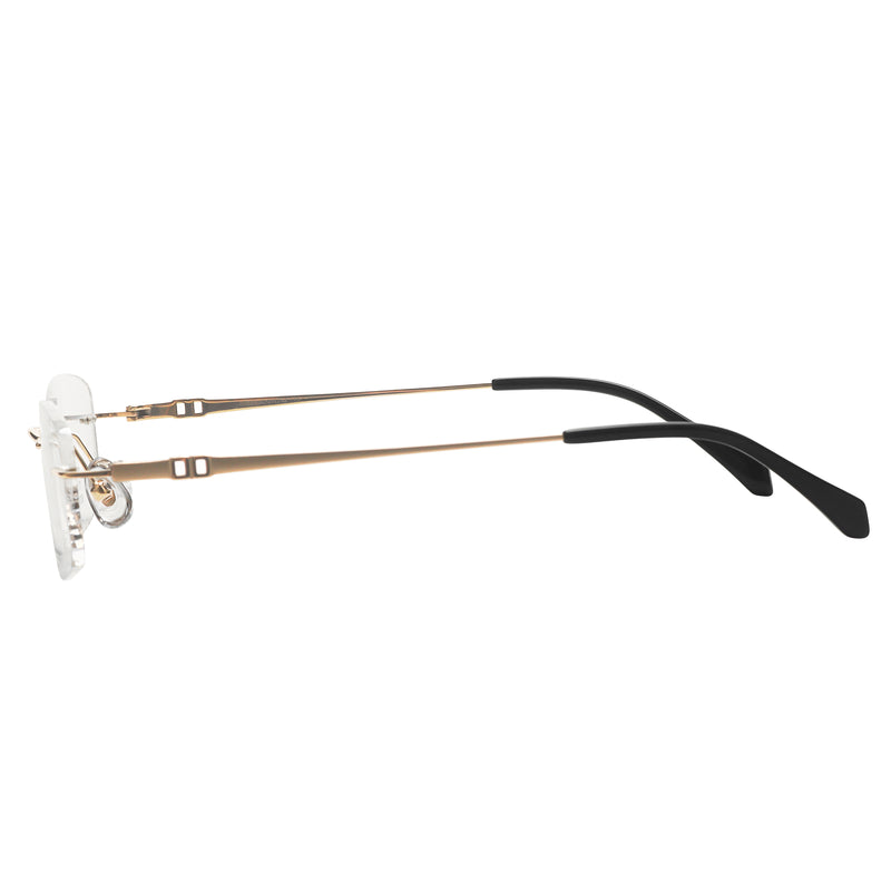 Mathew Rectangle Rimless Glasses