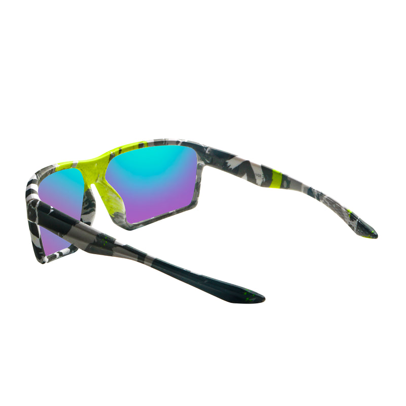 Chosen Rectangle Acetate Prescription Cycling Sport Sunglasses Kit