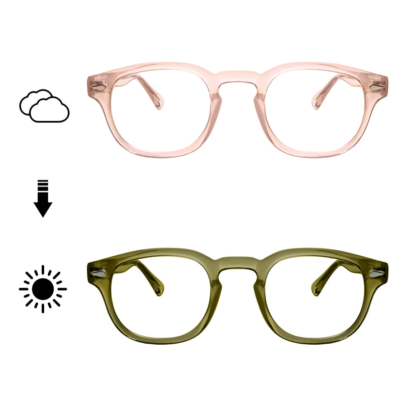 Ila Rectangle Transition Eyeglasses