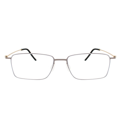 Fisher Rectangle Rimless Glasses