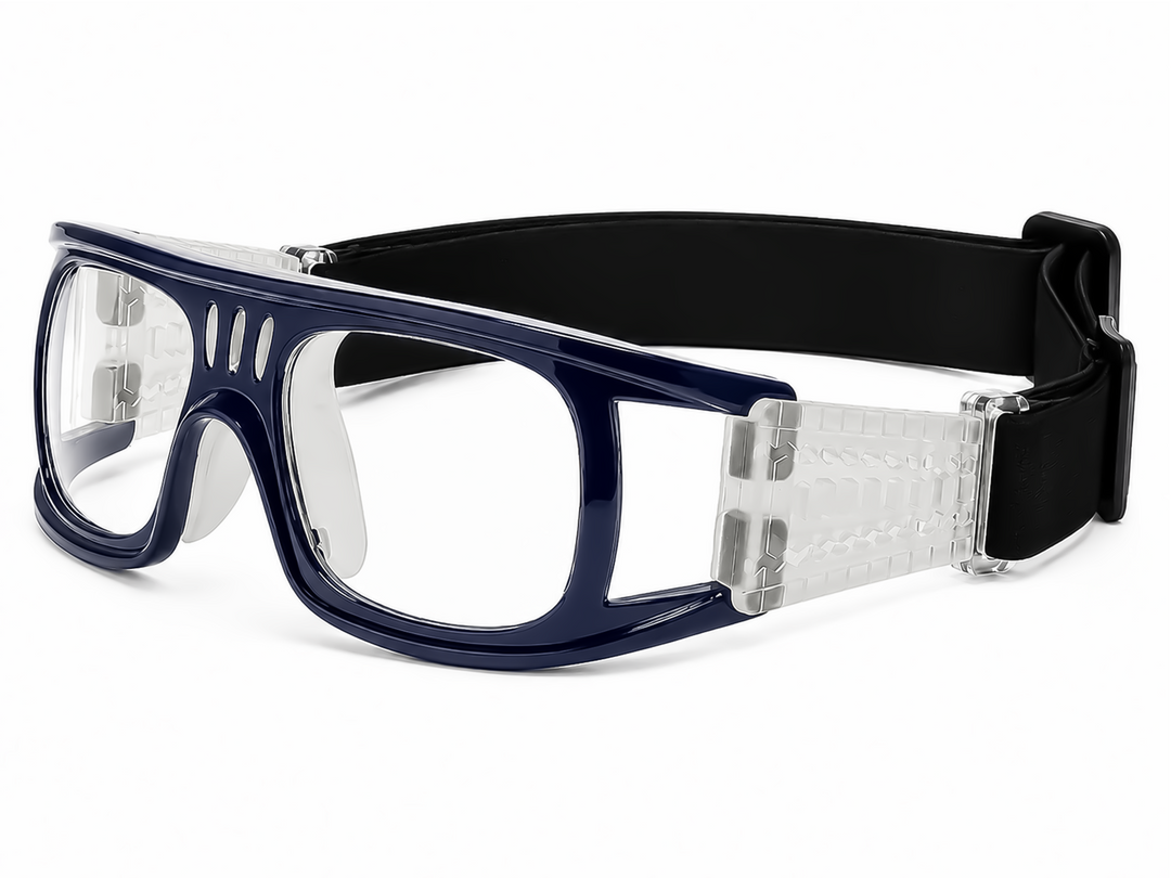 protective sports goggles LibertyRX Basketball Sport Protection Prescription Goggles, Black Steppenwolf The RX vision prescription Color:Dust Blue with Blue Mirror Lens Racktime Talis Plus Rack-Top