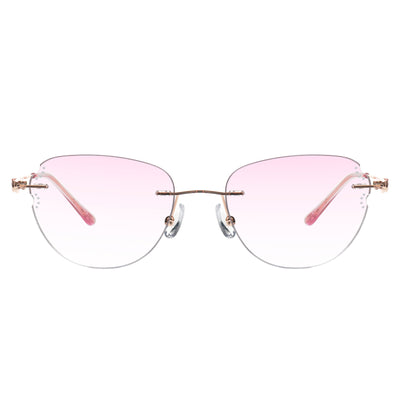 Nixon Rectangle Rimless Glasses