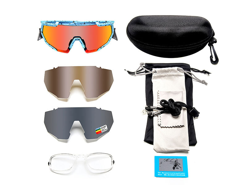 Luke Prescription Cycling Sport Sunglasses Kit