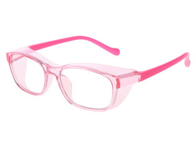 Kids Multi-Color Prescription Safety Rectangle Glasses