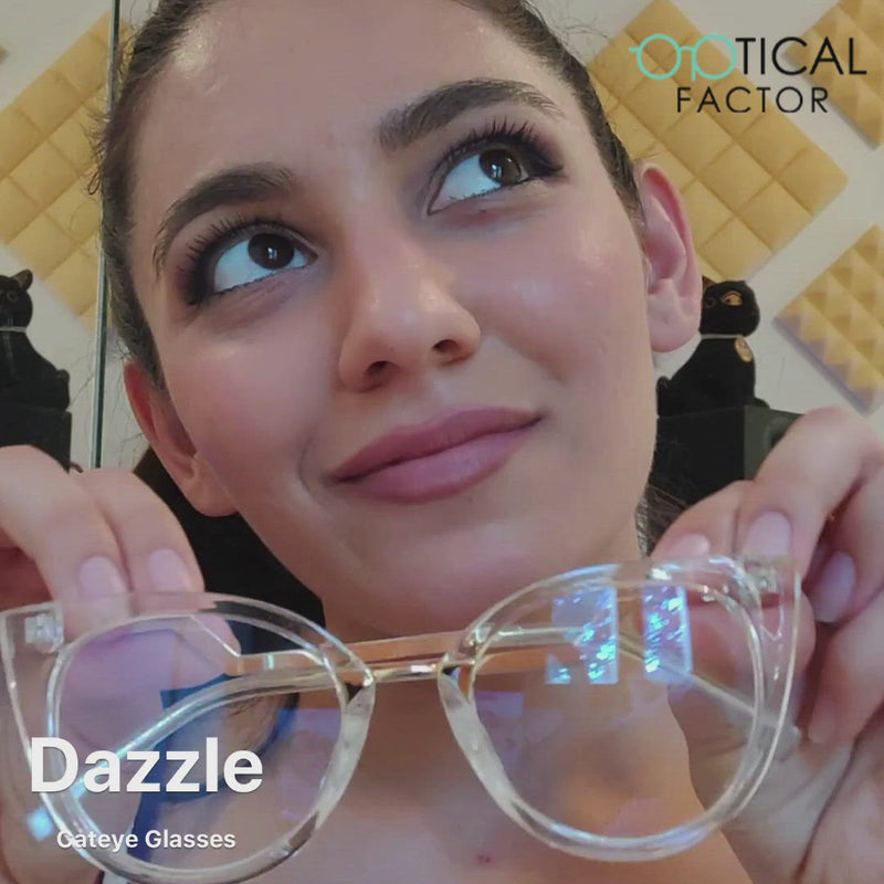 Dazzle Cat Eye Glasses